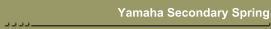 Yamaha Secondary Spring